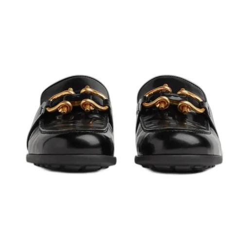 Open-Back Leather Loafers