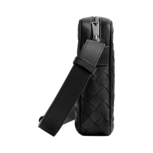 Intrecciato Zipped Mini Crossbody Bag