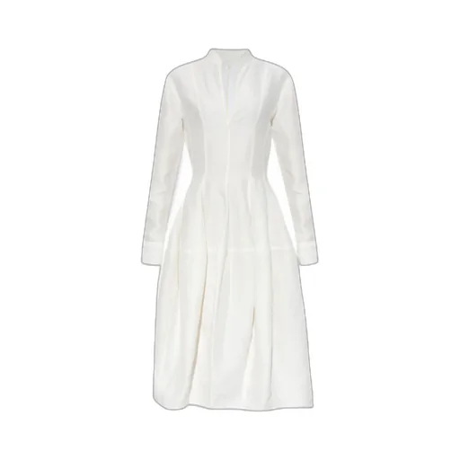Rolled-Up Sleeved Dress