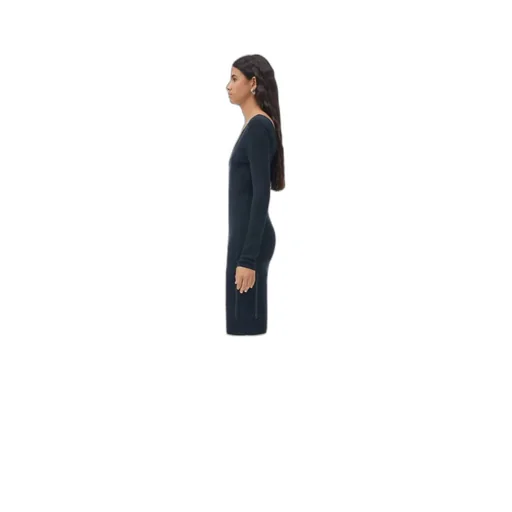 Logo Silk Dress
