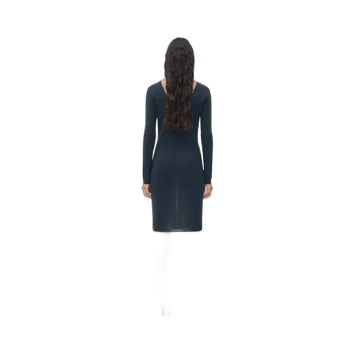 Logo Silk Dress