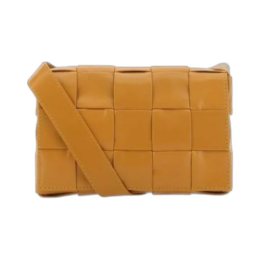 Logo Woven Shoulder Bag