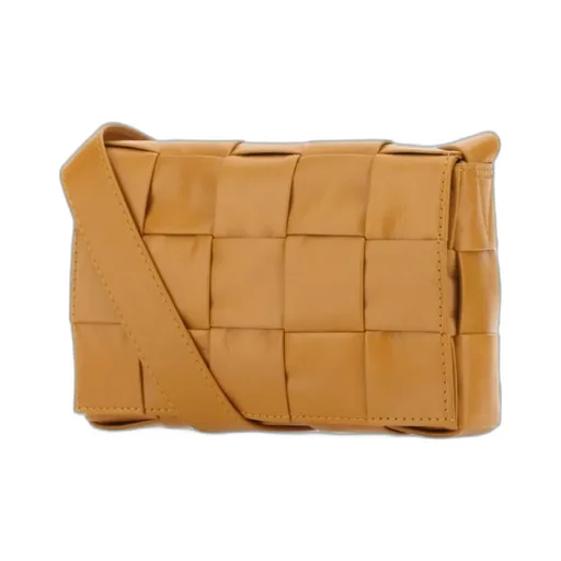 Logo Woven Shoulder Bag