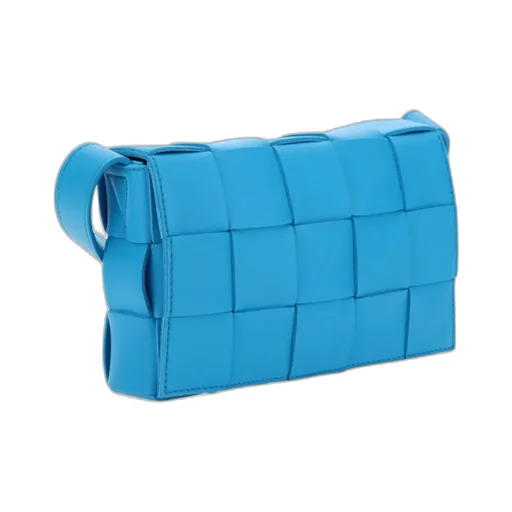Interwoven Fold-Over Shoulder Bag