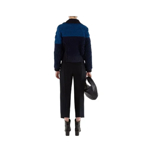 Straight-Leg Cropped Trousers