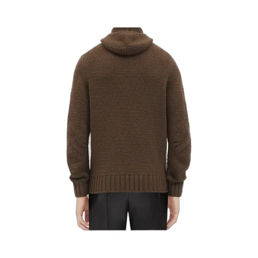 Hooded Knitted Jumper