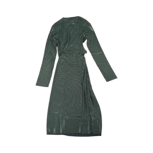 Logo Rivet Decoration Long-Sleeved Dress