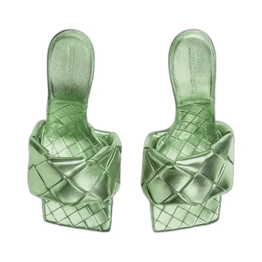 Intreccio Metallised Mules