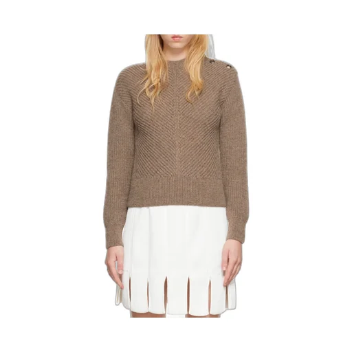 Chevron Motif Knit Jumper