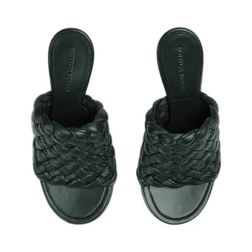 Dot Wave Intreccio Pleated Mules