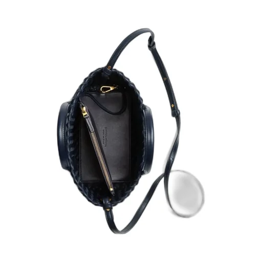 Logo Woven Shoulder Bag