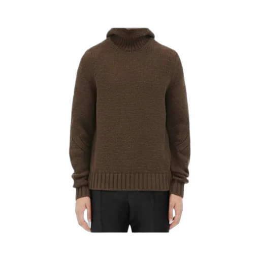 Hooded Knitted Jumper