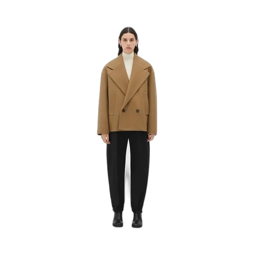 Double-Breasted Oversized Jacket