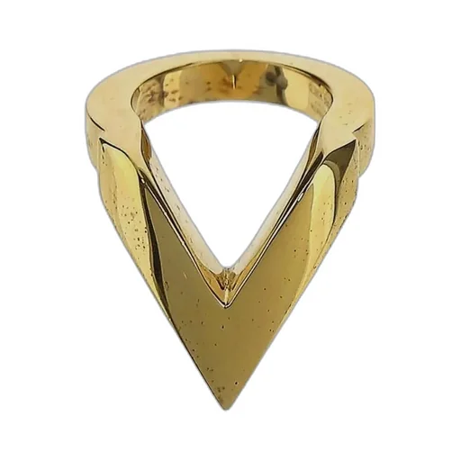 18 Carat Gold-Plated Silver Ring