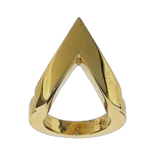 18 Carat Gold-Plated Silver Ring