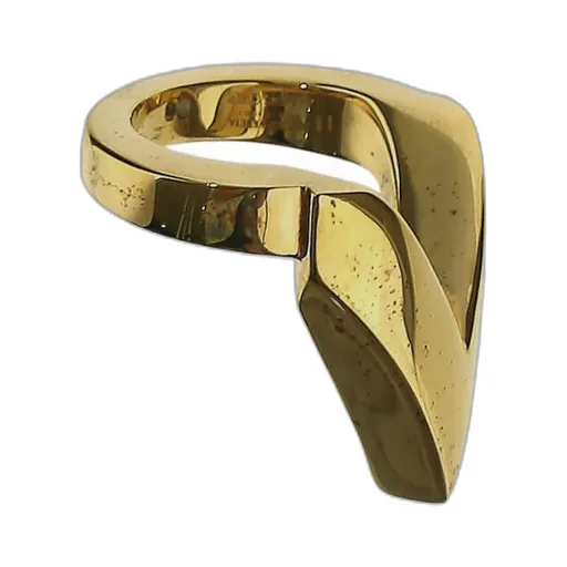 18 Carat Gold-Plated Silver Ring