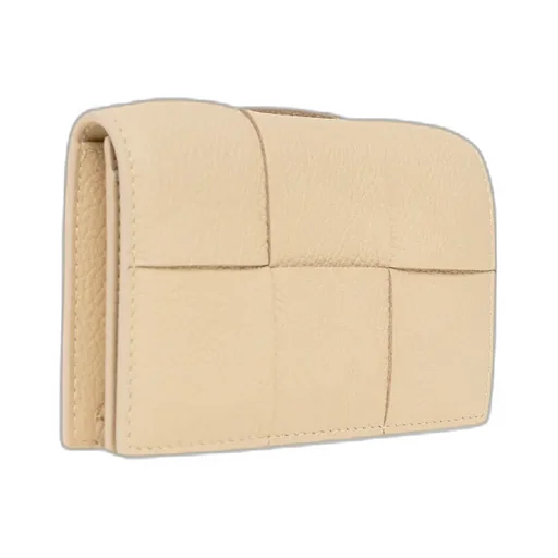 Intrecciato Leather Card Case