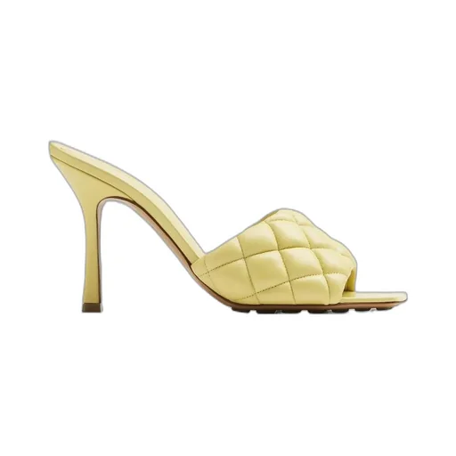 Quilted High-Heeled Sandals