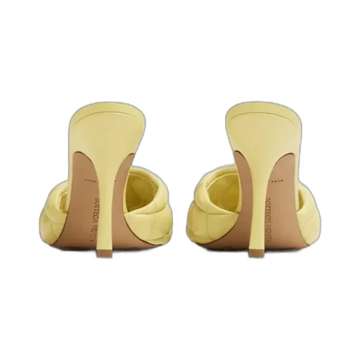 Quilted High-Heeled Sandals