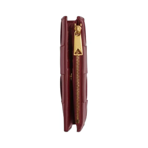 Intrecciato Bi-Fold Leather Wallet