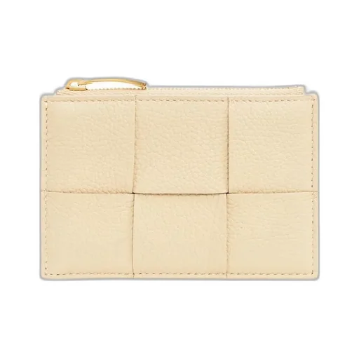 Intrecciato Zipped Card Case
