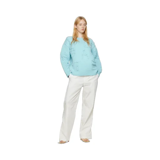 All-Over Alphabet Knitted Jumper