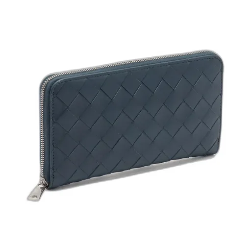 Intrecciato Braided Zipper Purse