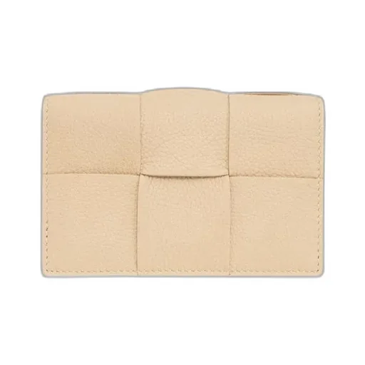 Intrecciato Leather Card Case
