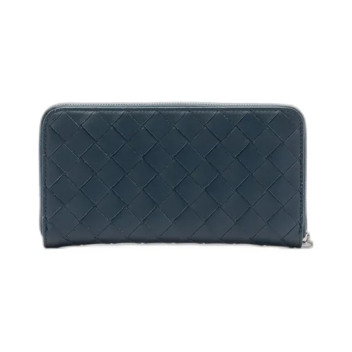 Intrecciato Braided Zipper Purse