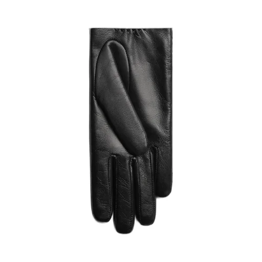Intreciato Knitted Leather Gloves