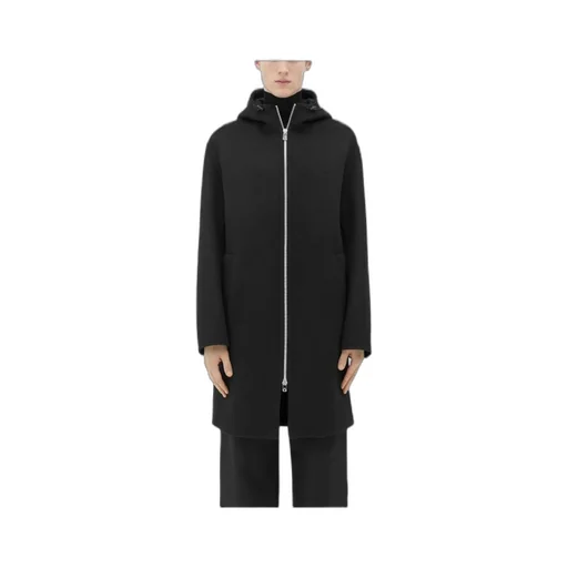 Double Face Brushed Hooded Coat