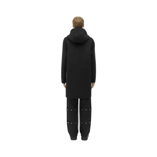 Double Face Brushed Hooded Coat