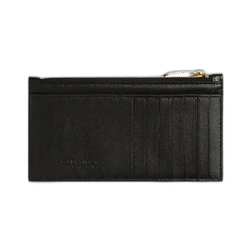Intrecciato Zipped Card Case