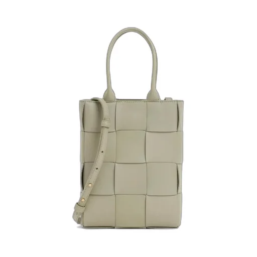 Mini Cassette Leather Tote Bag