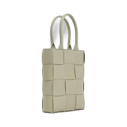 Mini Cassette Leather Tote Bag