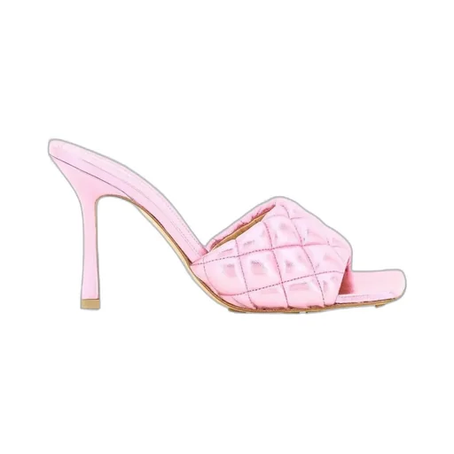 Quilted Square Toe Sandals