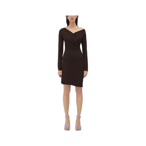 Long-Sleeved Wrap Dress