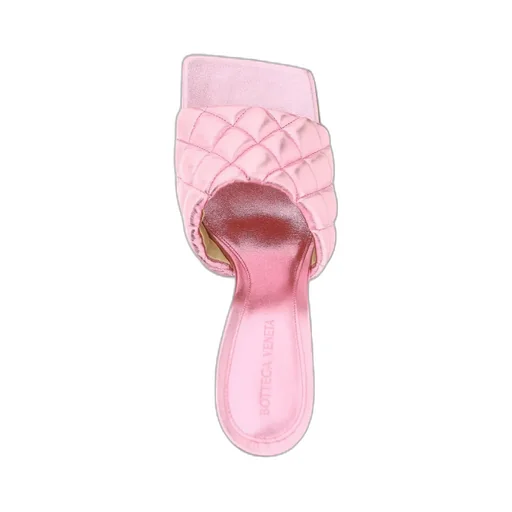 Quilted Square Toe Sandals