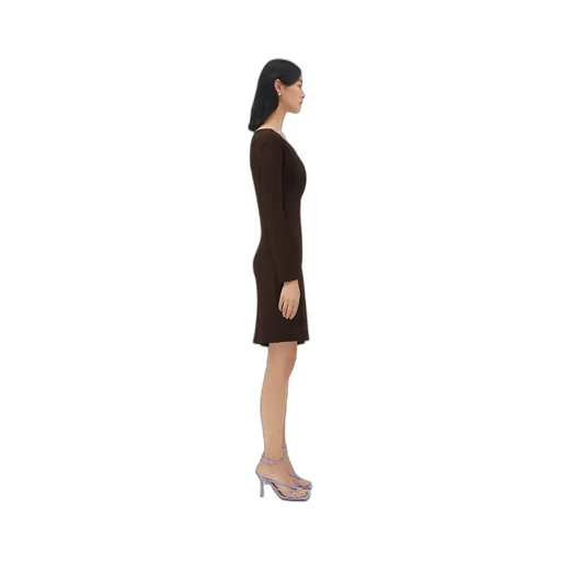 Long-Sleeved Wrap Dress