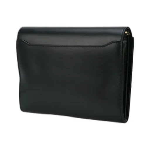 Metal Clasp Shoulder Bag