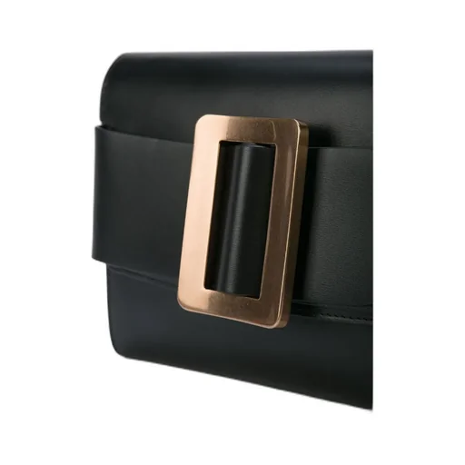 Metal Clasp Shoulder Bag