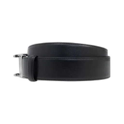 Reversible Leather Belt With Logo Buckle
