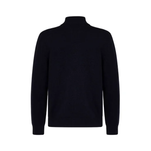 High-Neck Knitted Cardigan