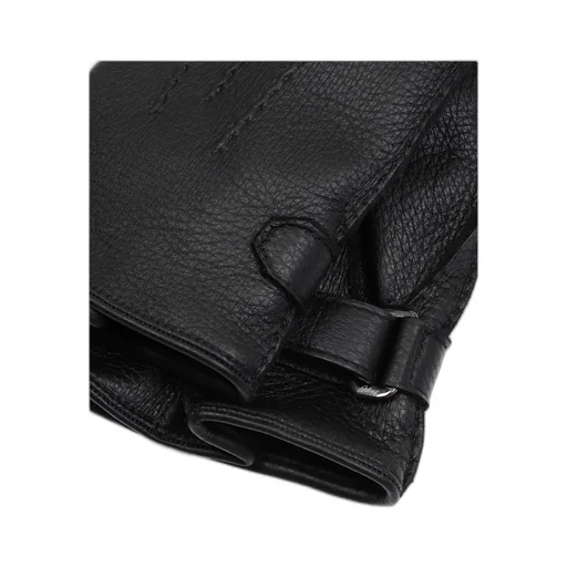 Touch-Strap Leather Gloves