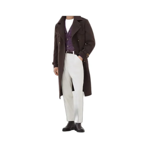 Pleated Tapered Trousers