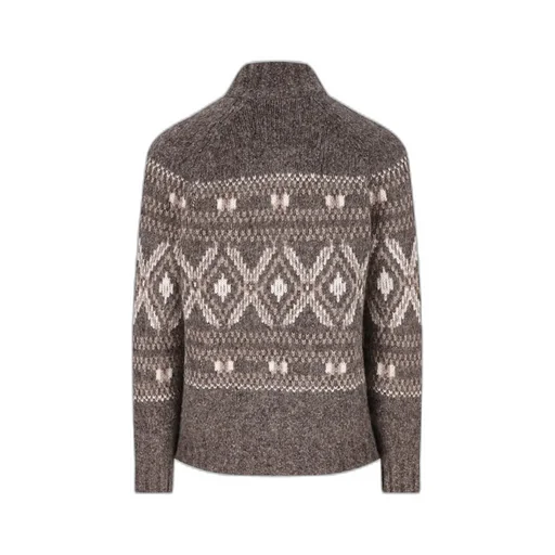 Fair Isle Pattern Cardigan