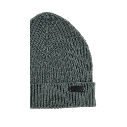 Logo Patch Knitted Beanie