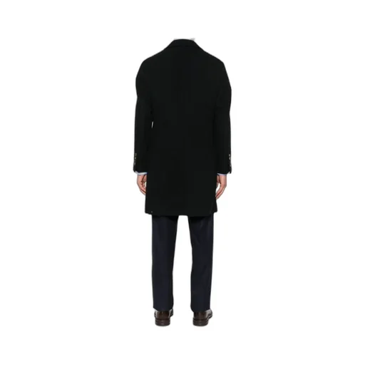 Button-Fastening Patch-Pocket Coat