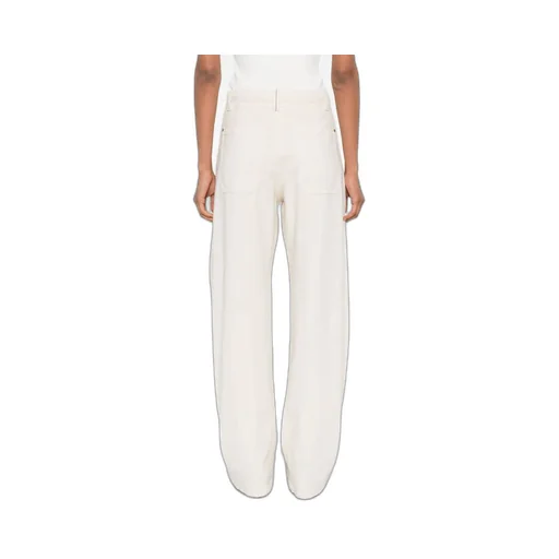 Pleated Straight Leg Trousers