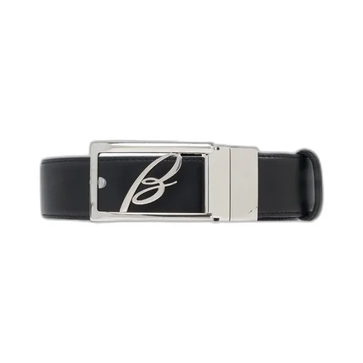 Reversible Leather Belt With Logo Buckle
